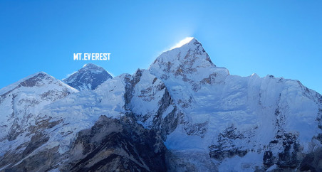 Everest View From Everest Base Camp